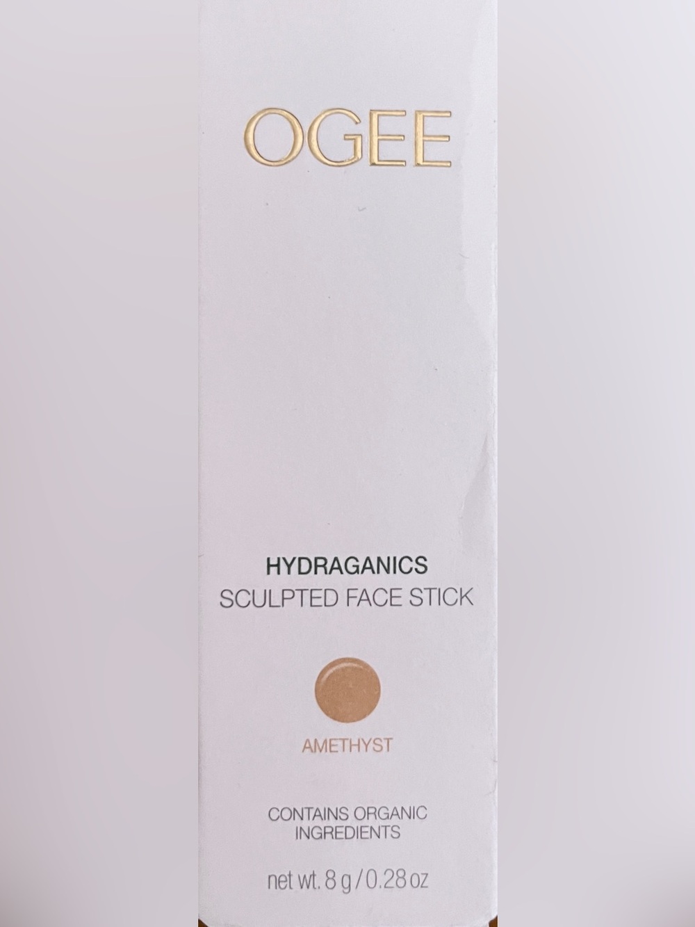 Ogee Hydraganics Sculpted Face Stick Highlighter - Amethyst - NIB